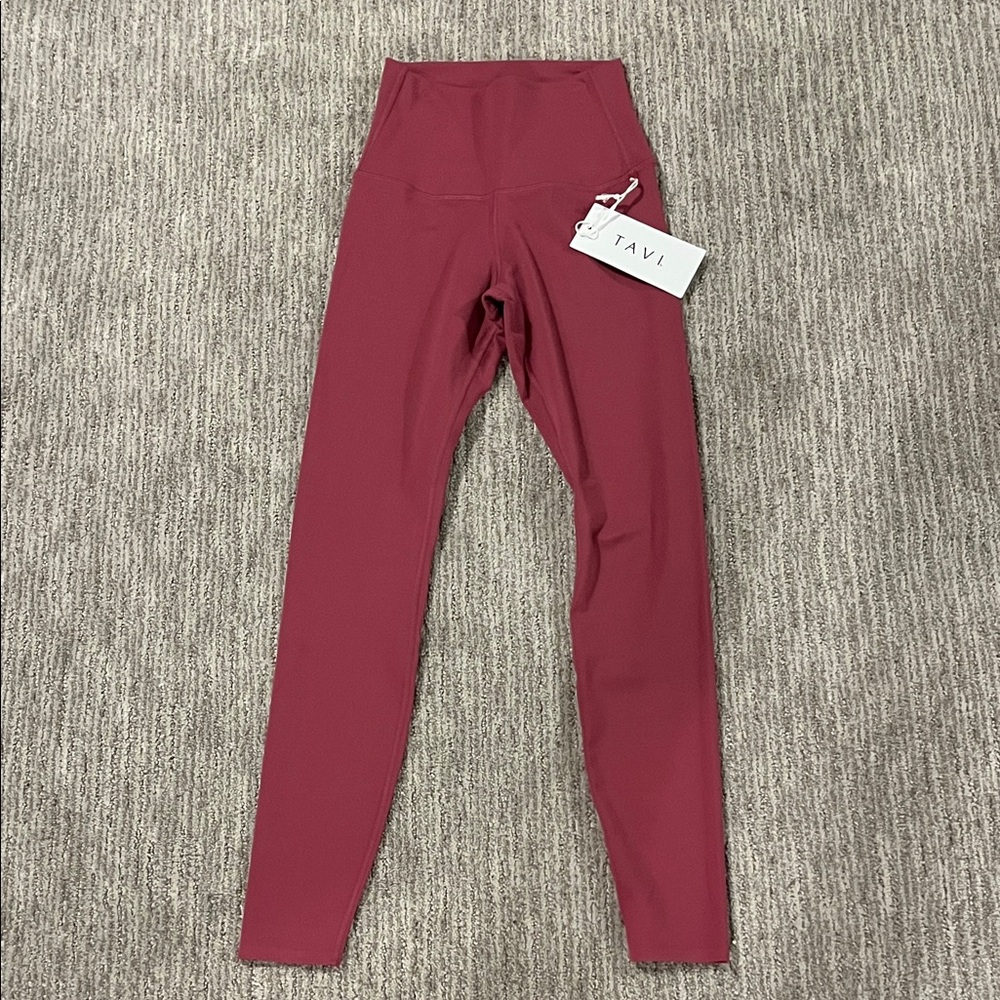 Tavi Burgundy Women's Leggings